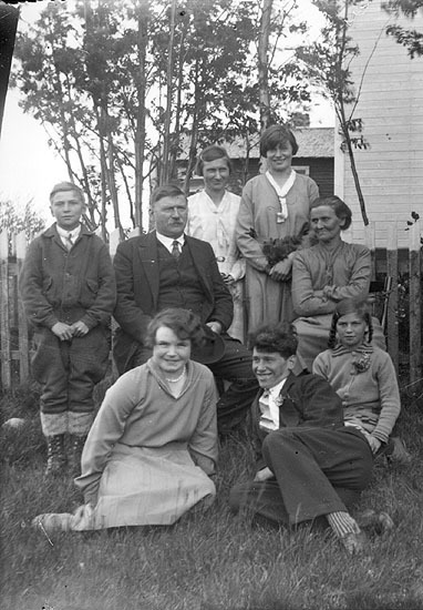 Bonden Mattias Olssons familj, Granås.