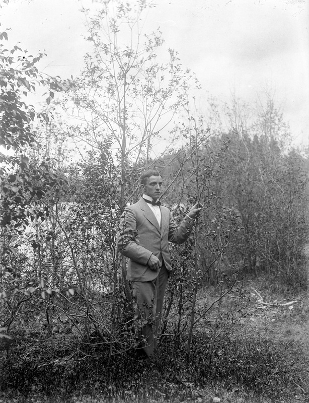 Edvin Norman vid Kinnekulle 29/5 1921.