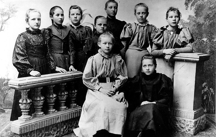 Folkskoleseminariet 1880-talet. Gunilla Öberg, ...