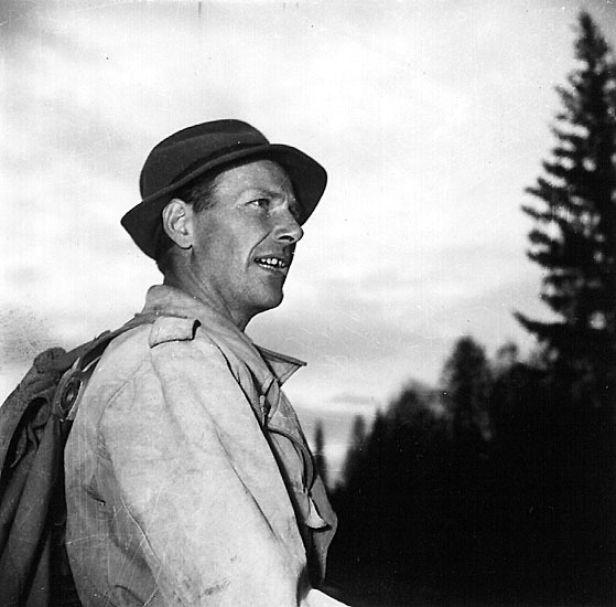 Hemmansägaren Johan Olofsson, Volgsele, 1957.