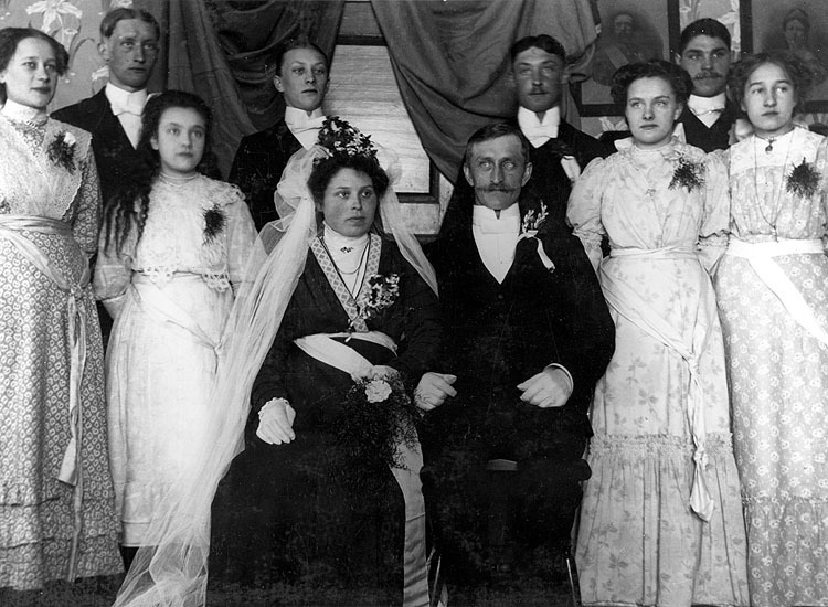 Vid Per Rådströms bröllop 1908.
