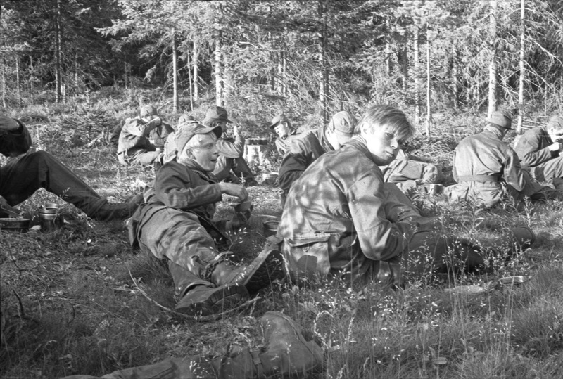 I 20: s militärövning 1967-1968. Matrast.