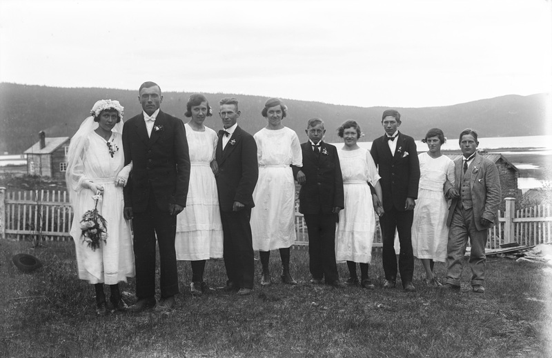 Bröllopsbild år 1923.