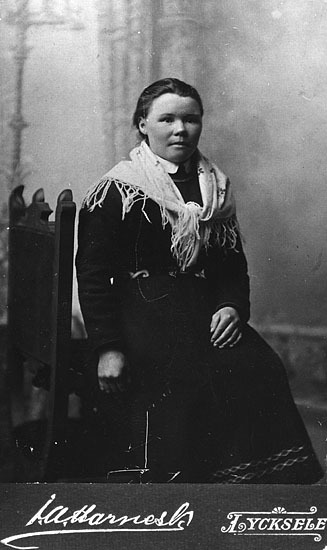Anna Margareta Nilsdotter, född 1882. Mor till ...