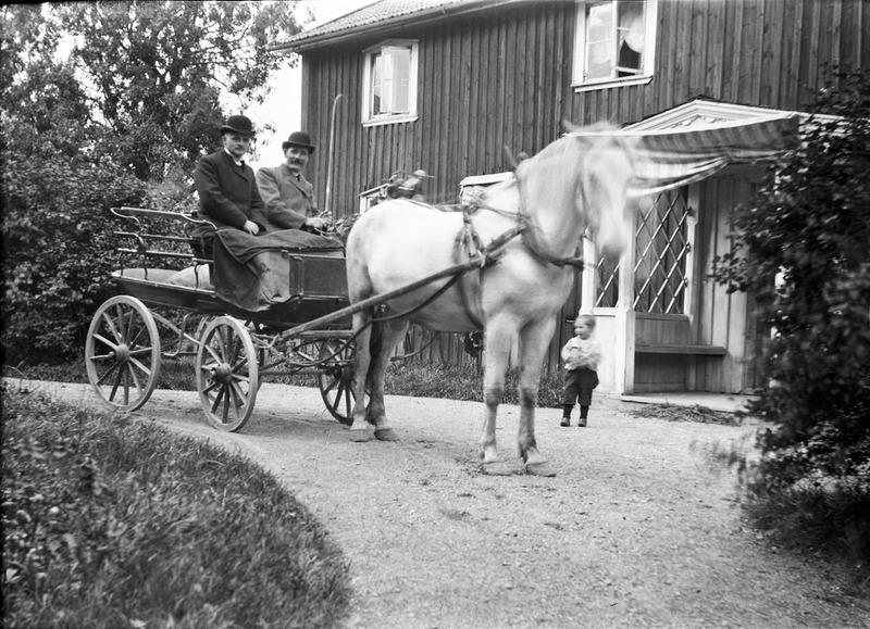 Vice pastor på tjänsteförrättning, Rölanda 1909.