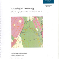 Sundström, Susanne. 2004. - Arkeologisk utredning Lilljansberget, Stadsliden 6:6, Umeå sn och kn.