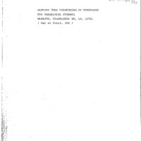 Johansson, Tomas. 1972. - Rapport över utgrävning av fyndplats för vendeltida föremål, Maksjön, Vilhelmina sn, La. 1972 (Del av fornl. 356).