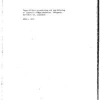 Johansson, Tomas. 1971. - Rapport över inventering och registrering av lappvall å Älgbäcksheden, Långsele, Lycksele sn, Lappland 1969-1971.