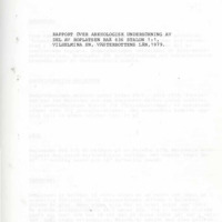 Melander, Jan. 1980. - Rapport över arkeologisk undersökning av del av boplatsen Raä 636, Stalon 1:1, Vilhelmina sn, Västerbottens län, 1979.