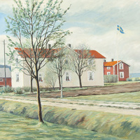 Nämndeman E.J. Anderssons gård. Vännäsby.