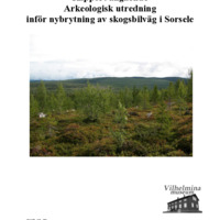 Eliasson, Laila. 2007. - Rapport angående arkeologisk utredning inför nybrytning av skogsbilväg i Sorsele.