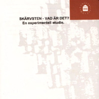 Markström, Magnus. 1996. - Skärvsten – vad är det?