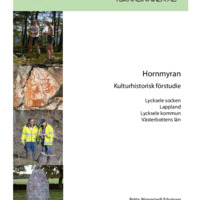 Wennstedt Edvinger, Britta. 2010. - Hornmyran. Kulturhistorisk förstudie. Lycksele socken, Lappland, Lycksele kommun, Västerbottens län.