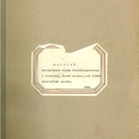 Westerlund, Ernst. 1964. - Rapport beträffande vissa fornvårdsarbeten som åren 1963-1964 utförts som statliga reservarbeten i Skellefteå och Bureå socknar.