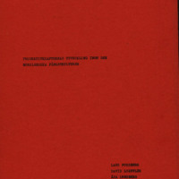 Forsberg, Lars. Loeffler, David. Lundberg, Åsa. 1977. - Produktivkrafternas utveckling inom den norrländska fångstkulturen.