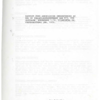 Melander, Jan. 1980. - Rapport över arkeologisk undersökning av del av fångstgropssystemet Raä 573, vid Gråtanån, Brännåker 1:10, Vilhelmina sn, Västerbottens län, 1979.