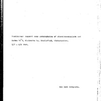 Berglund, Joel. 1969. - Preliminaer rapport over undersøgelse af stenaldersboplads ved Heden 1613, Klutmarks by, Skellefteå, Västerbotten, 2/7 – 8/8 1969.