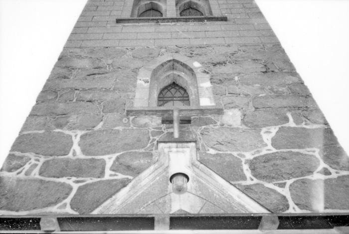 Västra Strö kyrka, före renoveringen 1999.