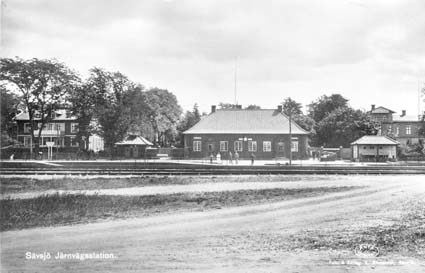 Sävsjö Järnvägsstation.