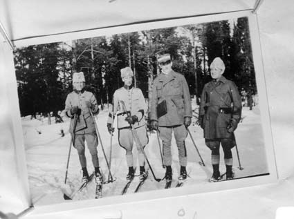 Officersövning vid Gällsåberg