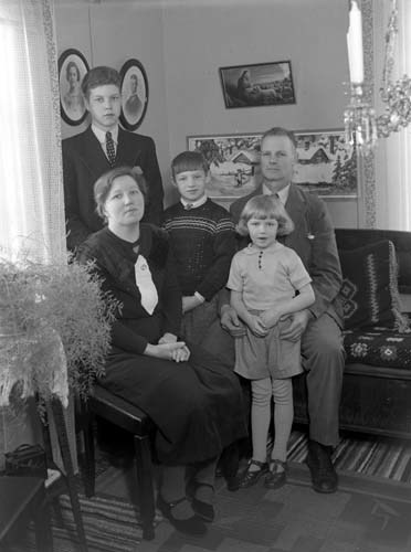 Karl Anderssons familjen Lövedal.