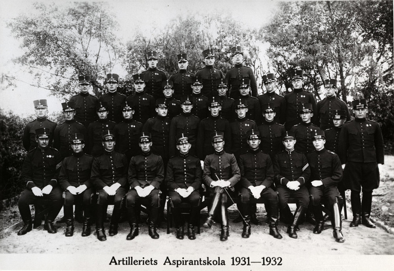 Artilleriets Aspirantskola 1931-1932.