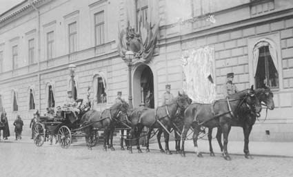 Kronprins Gustav Adolfs besök 1914, residenset.