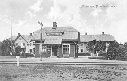 Järnforsen, Järnvägsstationen.