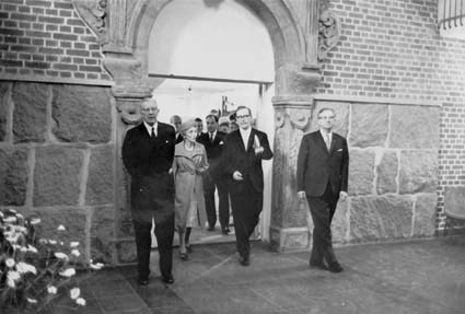 Kungabesök  22/5 1964 på dåvarande Länsmuseet.