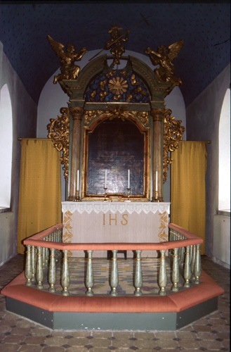 Andrarums kyrka, altare juni -96