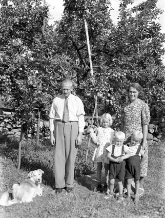 Albert Svensson familjen Hylta.