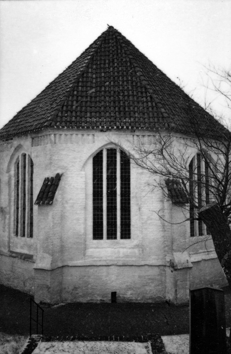 Falsterbo kyrka. Före renoveringen 1988.