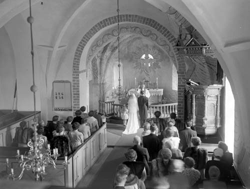 Kyrkoh. Thomassons i kyrkan Hjärsås.