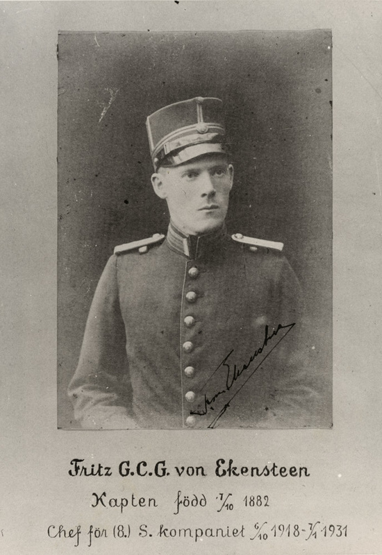 Fritz G. C. G. von Ekensteen. Kapten, född 7/10...