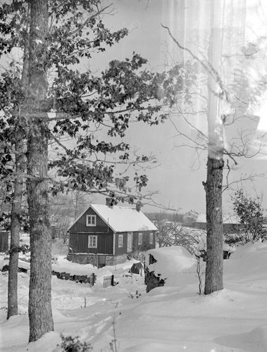 Anna Persson huset från backen Staversvad.