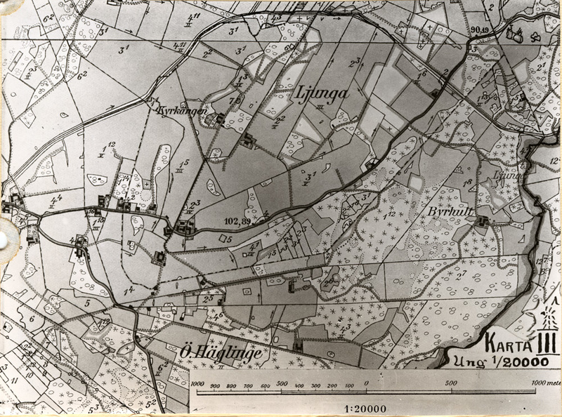 Försöksbat 1933 Ek karta III.