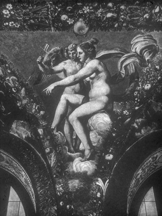 Venus och Cupido. Fresk. 1518-1519.