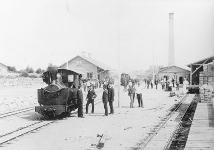 Kosta station 1897, Loken Pysen o Kosta. M 45.