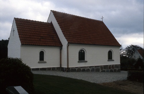 Baskemölla kapell efter restaurering
