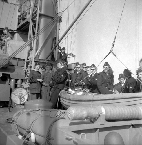 Marinlottor & arbetsledare på sjötur