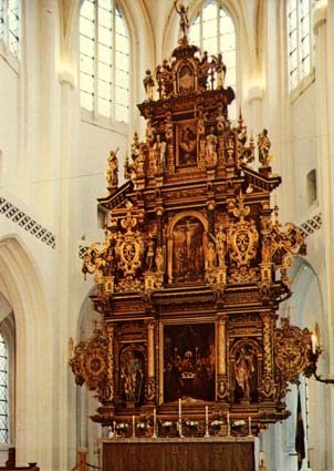 Högaltaret i S:t Petri kyrka, Malmö 1602 - 1611.