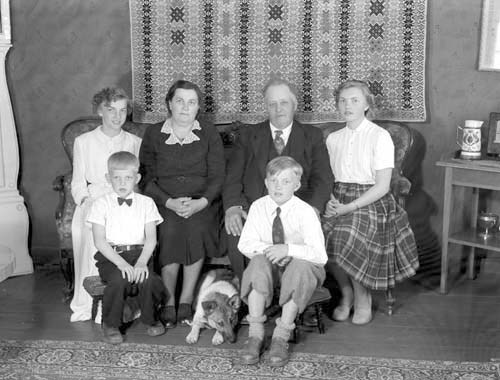 Ernst Svenssons familjen Flackarp.