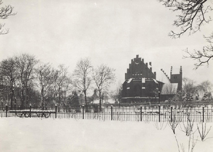 Klosterkyrkan. Feb. 1929