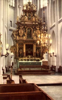 Altaret: S:t Petri kyrka, Malmö.