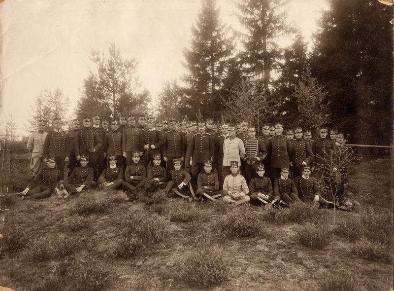 Skjutskola på Skillingaryd 1915.