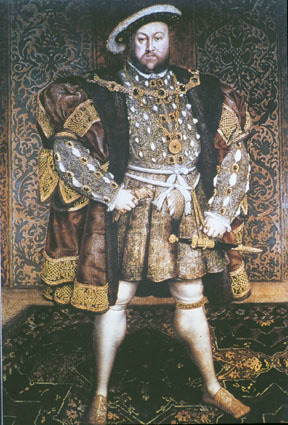 Porträtt av Henrik VIII.