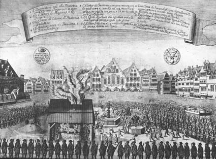 Kejsarevalet 1658, folkförlustelse.