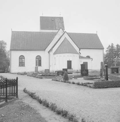 Köpinge socken. Kyrkan från öster.
