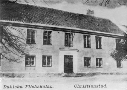 Dahlska Flickskolan i Christianstad.