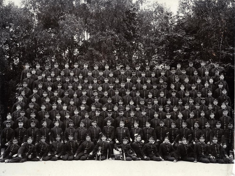 Beväringsrekrytskolan i Ljungbyhed 1901